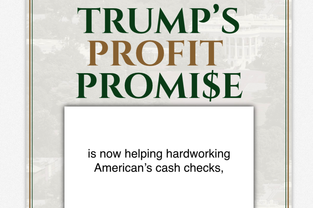 Trump Bonus Checks Promise