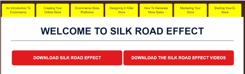 Affiliate Marketer Silk Road Effect