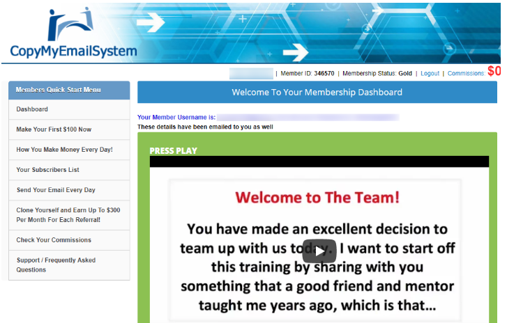 Affiliate Marketers Copy My Email System Back Office