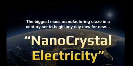 Make Money Online NanoCrystal Electricity Claim