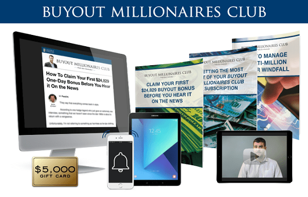 Investment Newletter Millionaire Buyout Club Package Image