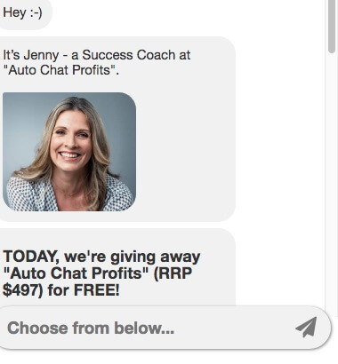 Make Money Online Auto Chat Profits Jenny