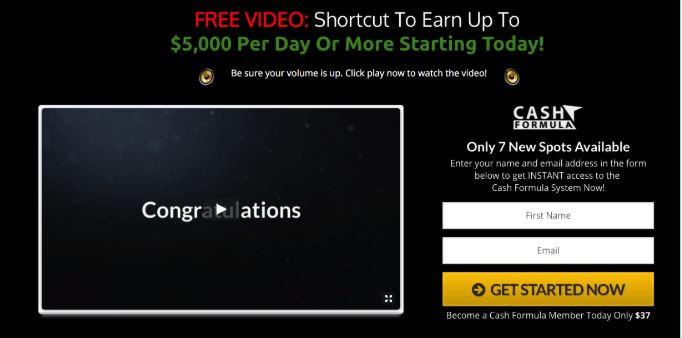 Make Money Online Cash Formula Website