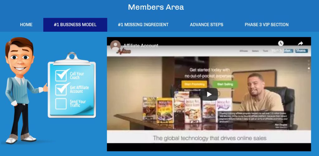 Affiliate Marketing Your New at Home Career Members Area Training