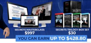 Affiliate Marketing ClickFunnels Secrets Masterclass Sales Funnel Commission Breakdown