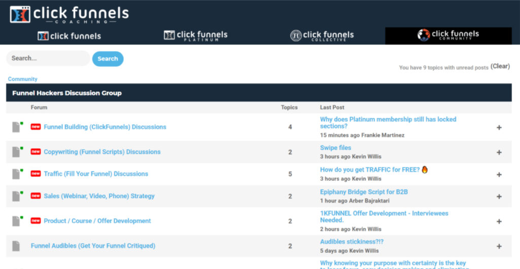 ClickFunnels Platinum Review The Funnel Hacker Forum