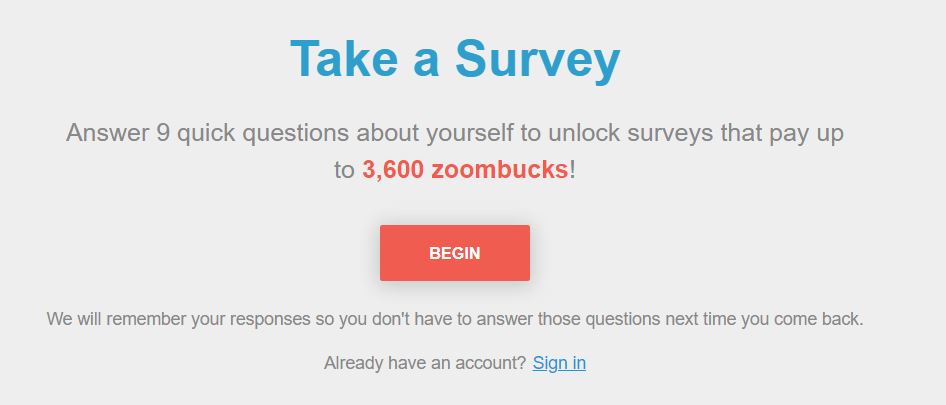 Affiliate Marketing ZoomBucks Take A Survey