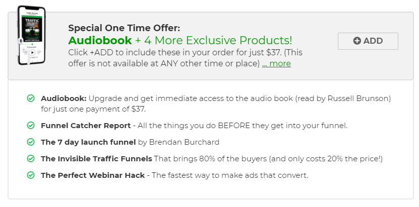 ClickFunnels Traffic Secrets Order Bump #1 Audio BookClickFunnels Traffic Secrets Order Bump #1 Audio Book