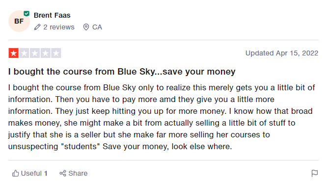 Sophie Howard Review Blue Sky Amazon Course User Reviews 2