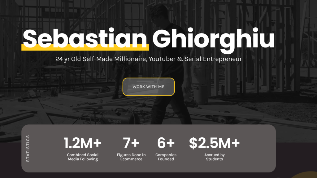 Sebastian Ghiorghiu Net Worth Shopify